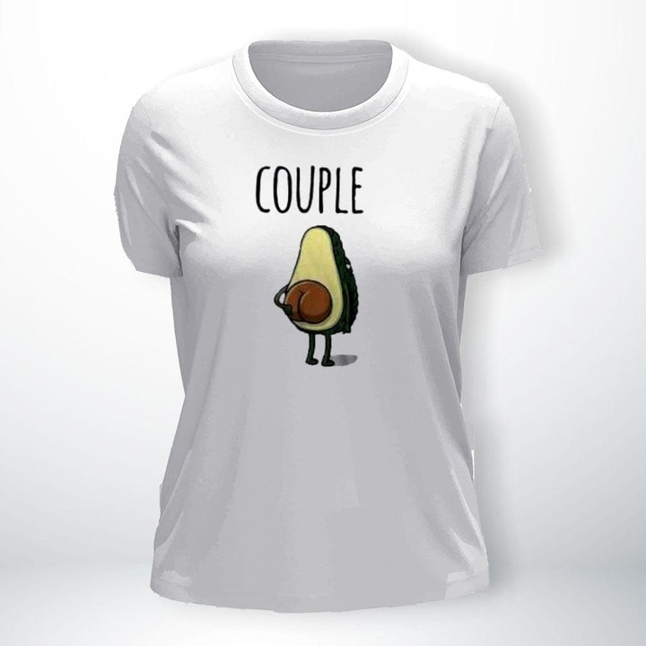 T-Shirt Best Couple (Avocat) Femme / S