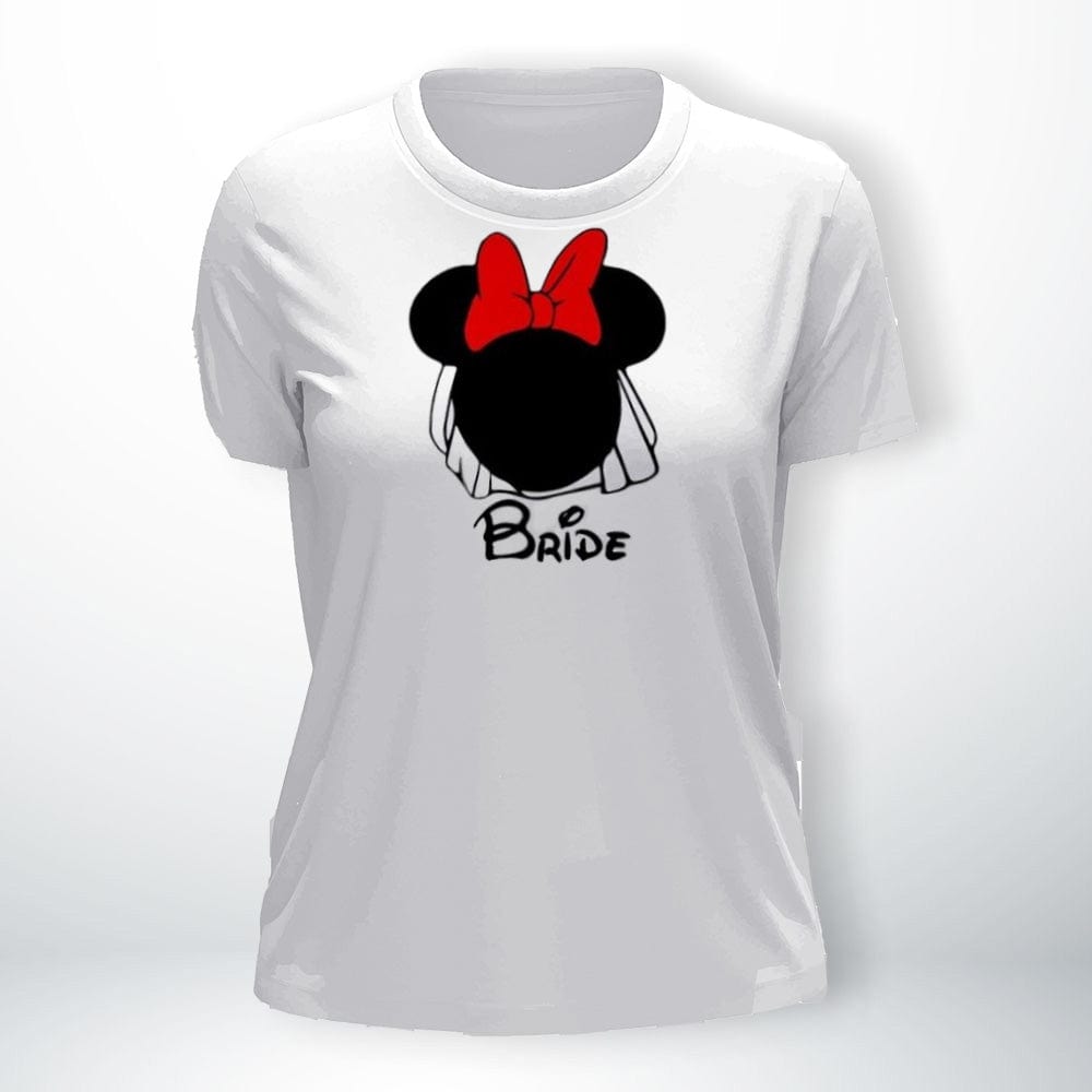 T-Shirt Bride & Groom Bride-Blanc / S