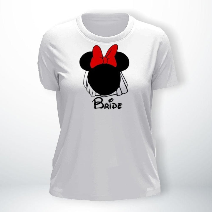 T-Shirt Bride & Groom Bride-Blanc / S