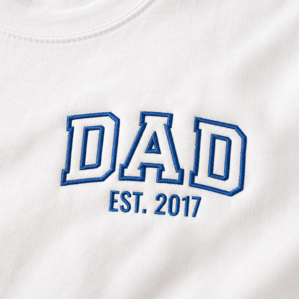 T-shirt brodé personnalisé - DAD Est
