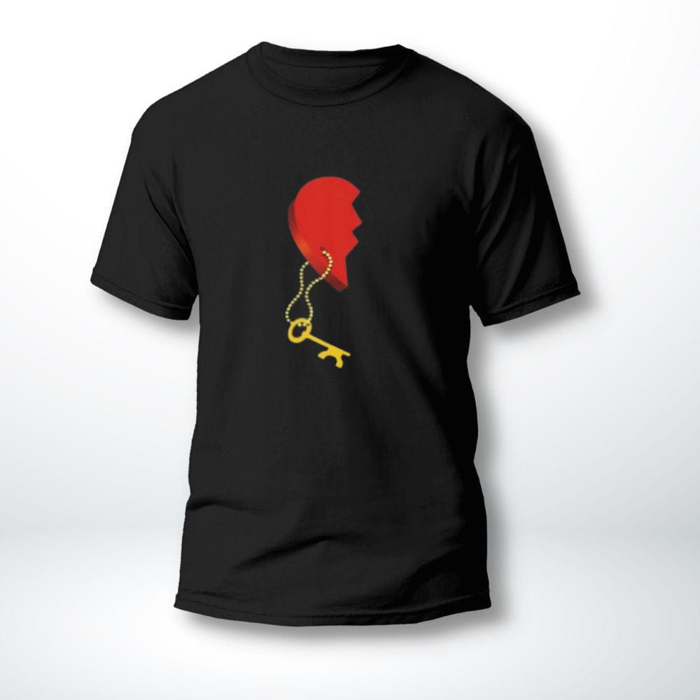 T-Shirt Coeur Brisé Noir-Homme / XS