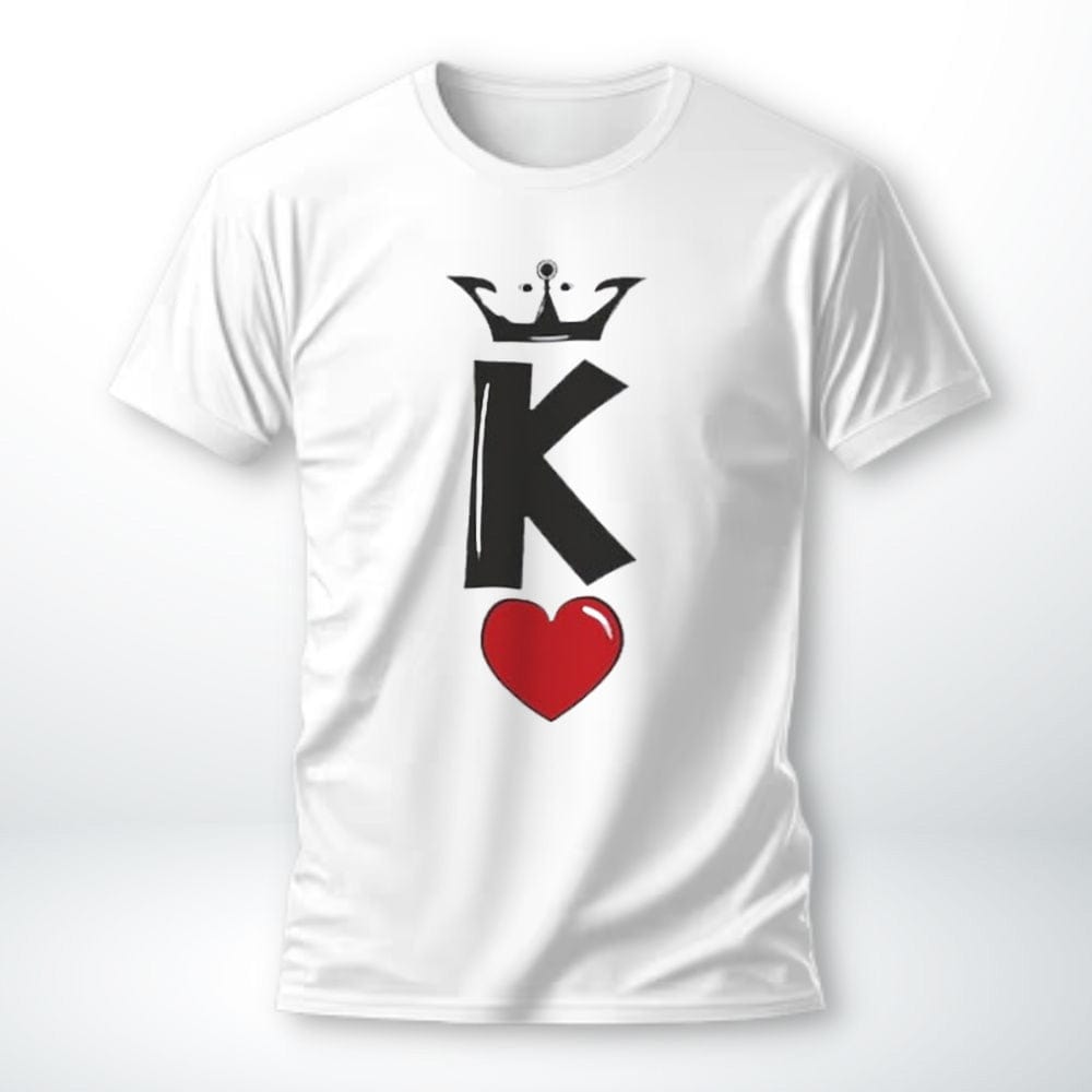 King-Blanc / XS T-Shirt Couple