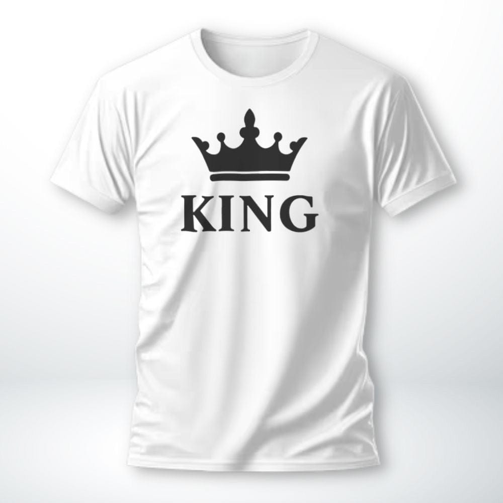 T-Shirt Couple (King & Queen) King-Blanc / S