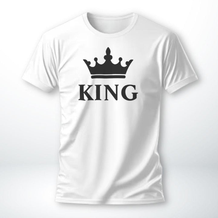 T-Shirt Couple (King & Queen) King-Blanc / S