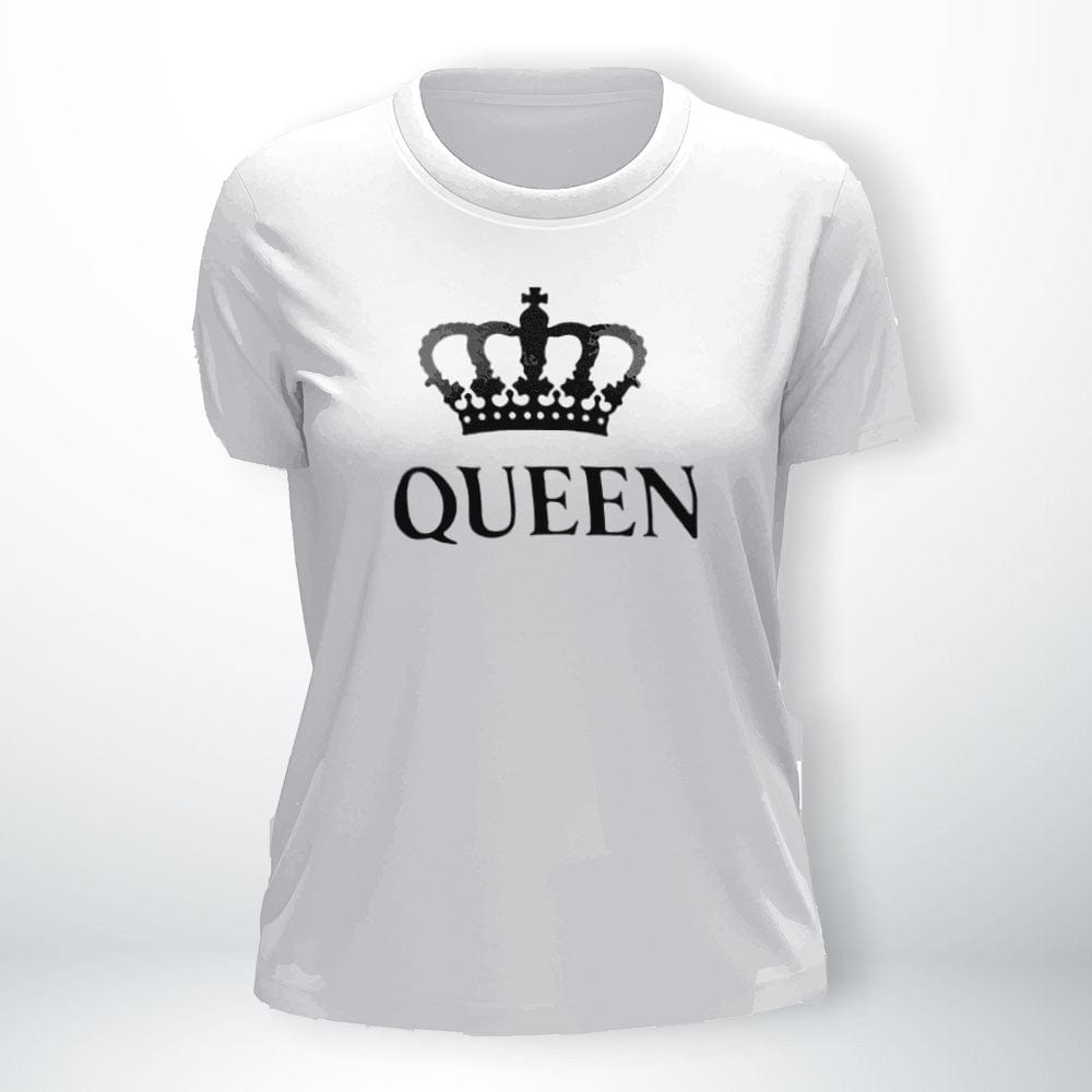 T-Shirt Couple (King & Queen) Queen-Blanc / S