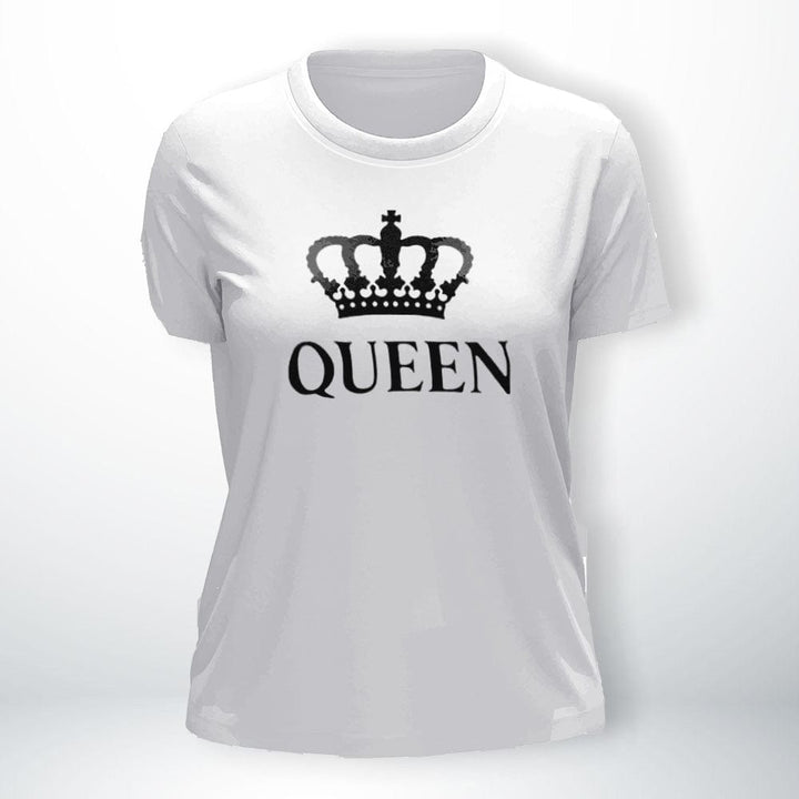 T-Shirt Couple (King & Queen) Queen-Blanc / S