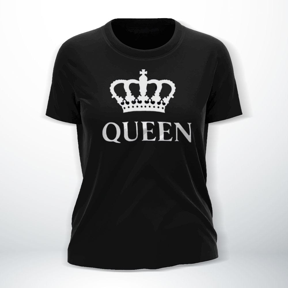 T-Shirt Couple (King & Queen) Queen-Noir / S