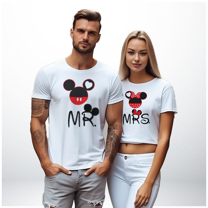 T-Shirt Couple Mr Mrs