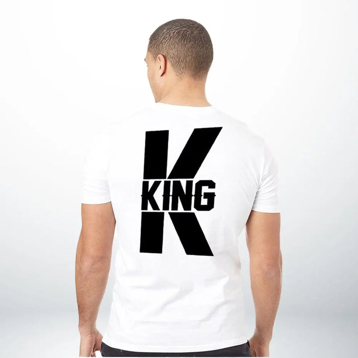 T-Shirt King & Queen King-Blanc / S