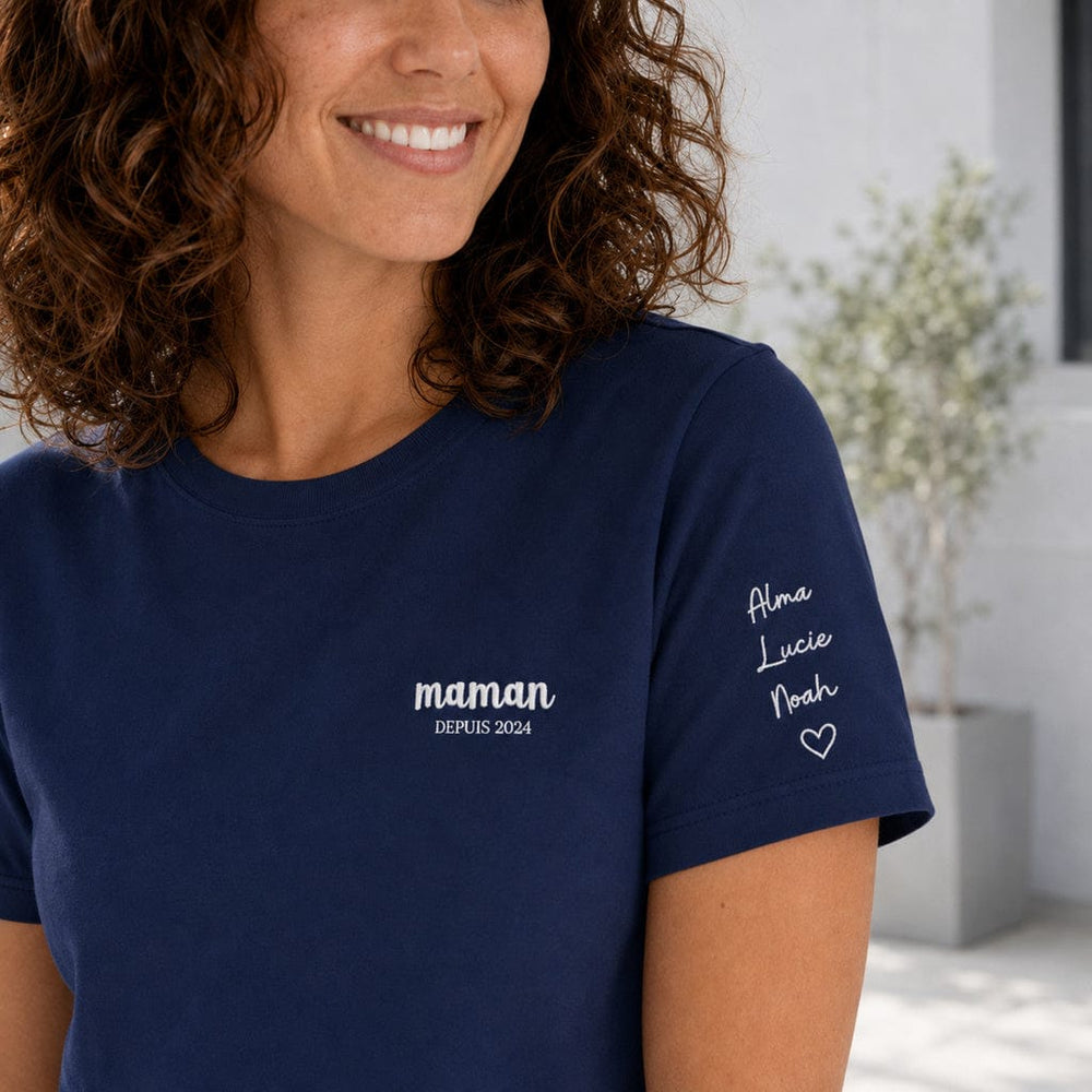 T-shirt maman Depuis Brodé