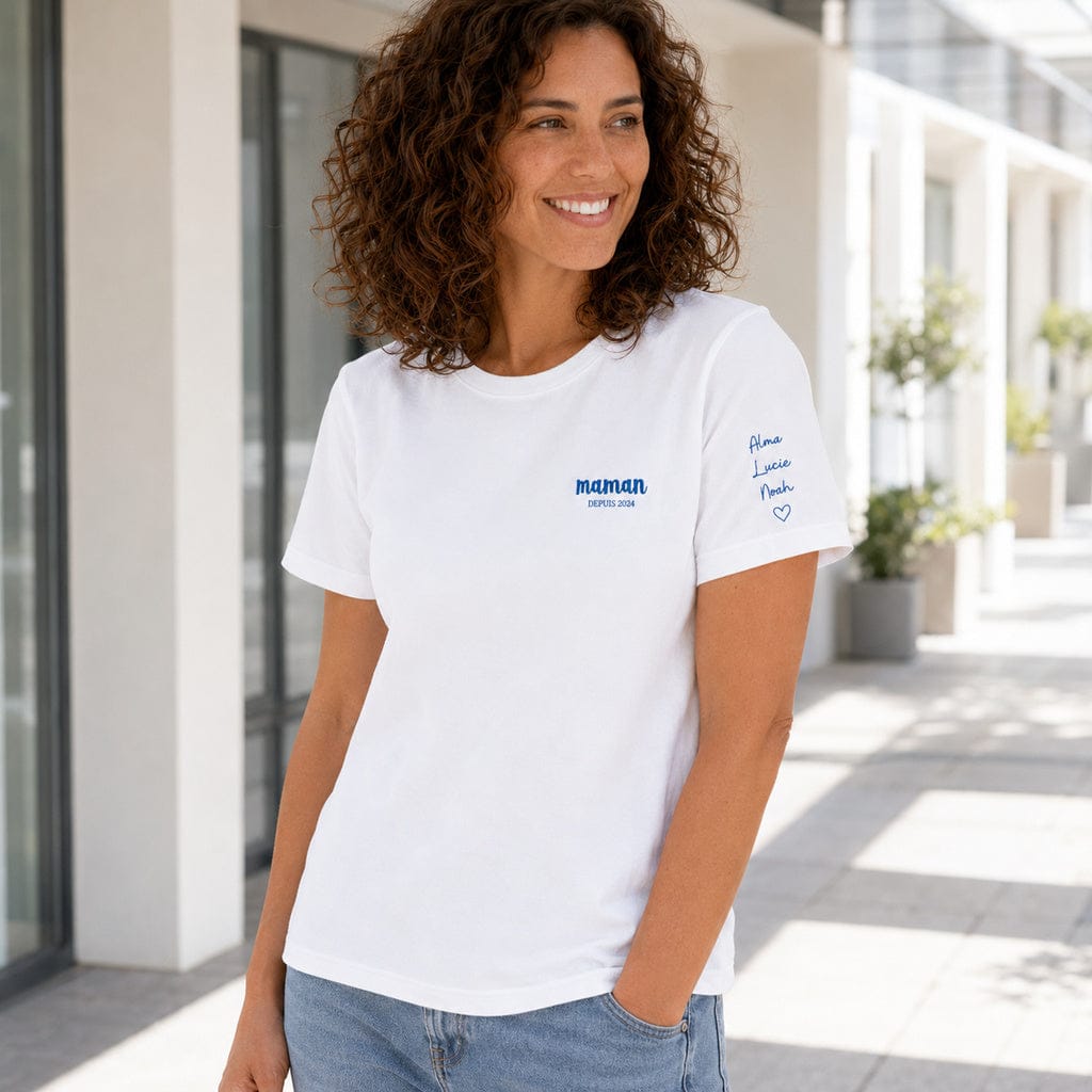 T-shirt maman Depuis Brodé