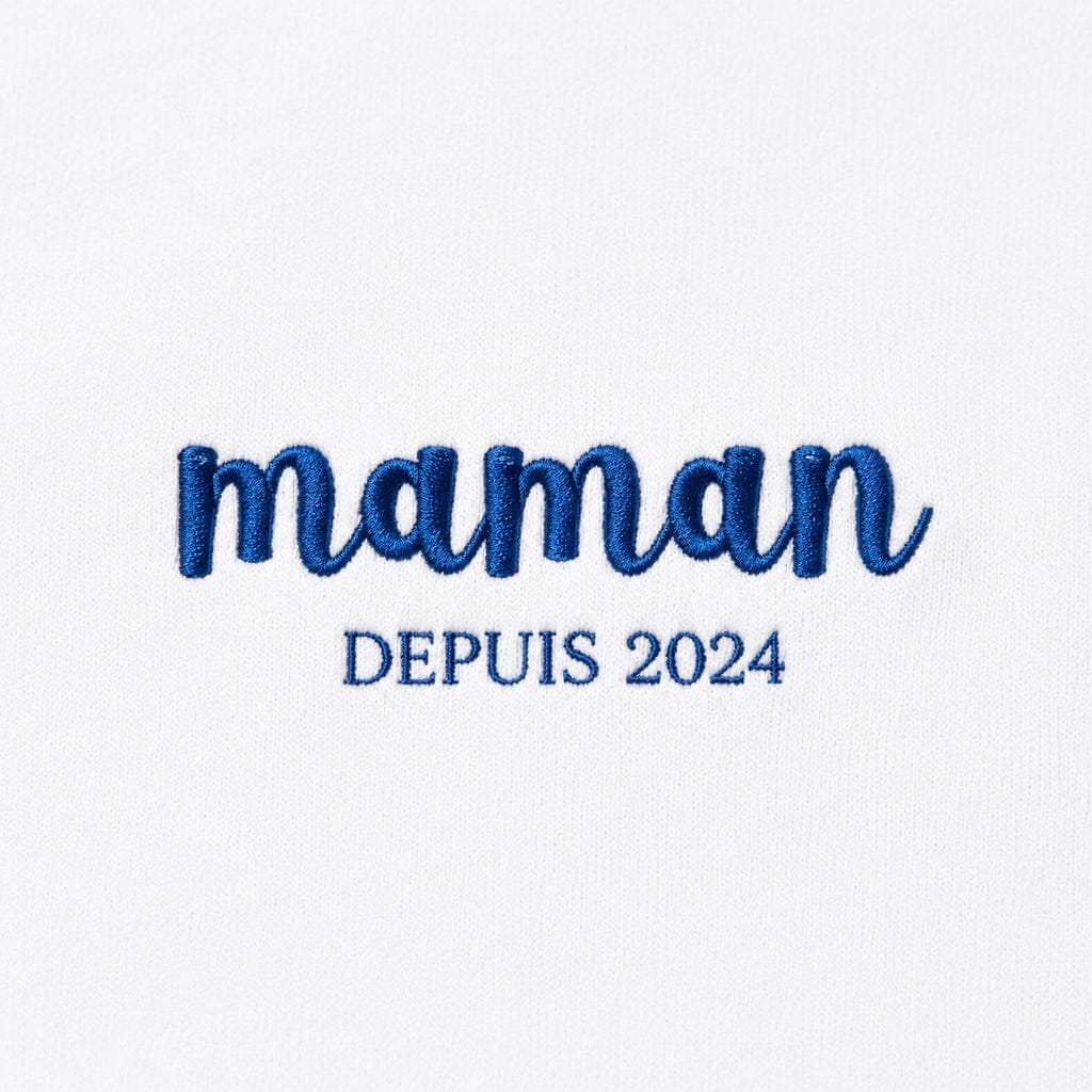 T-shirt maman Depuis Brodé