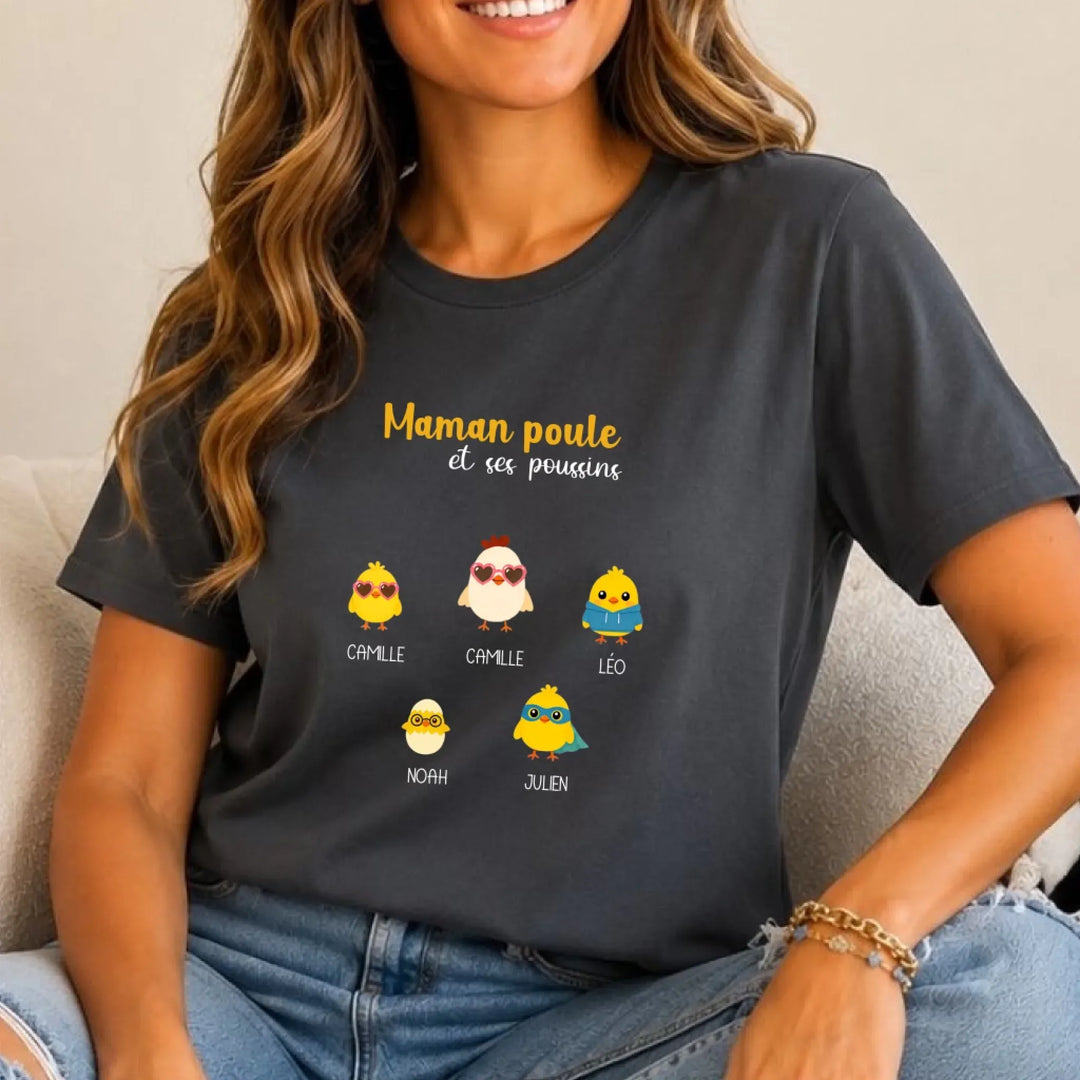 T-shirt Maman Poule