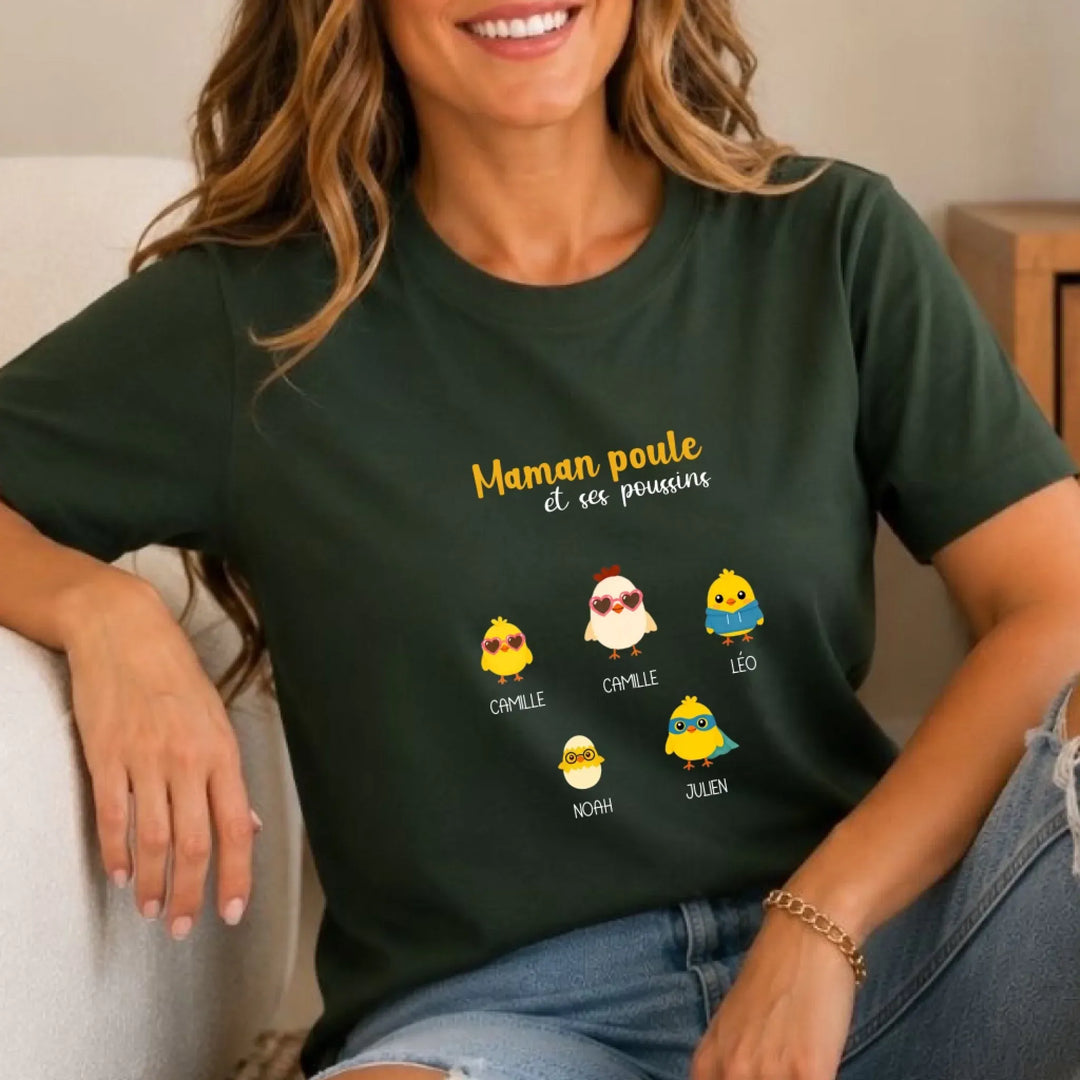 T-shirt Maman Poule