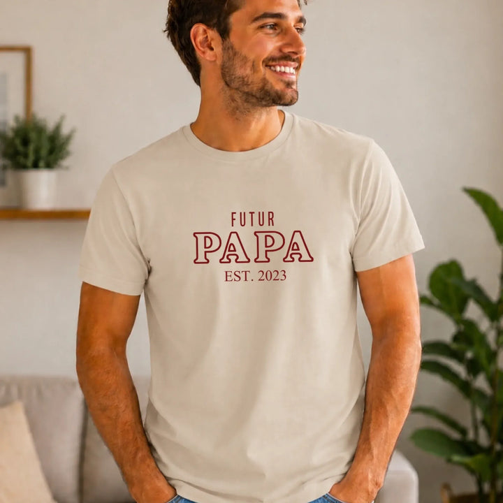 T-shirt personnalisé - Annonce grossesse papa