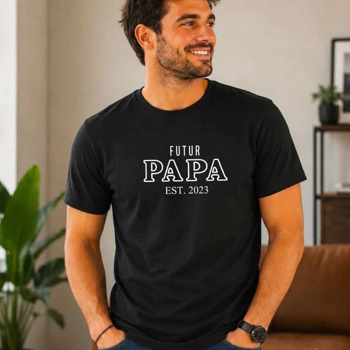 T-shirt personnalisé - Annonce grossesse papa