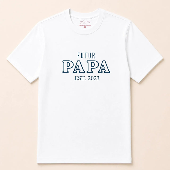 T-shirt personnalisé - Annonce grossesse papa