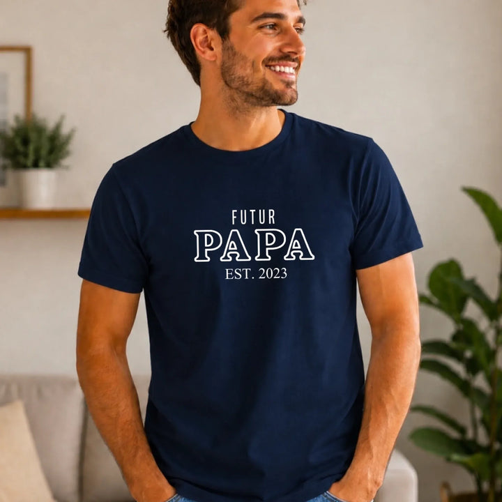 T-shirt personnalisé - Annonce grossesse papa