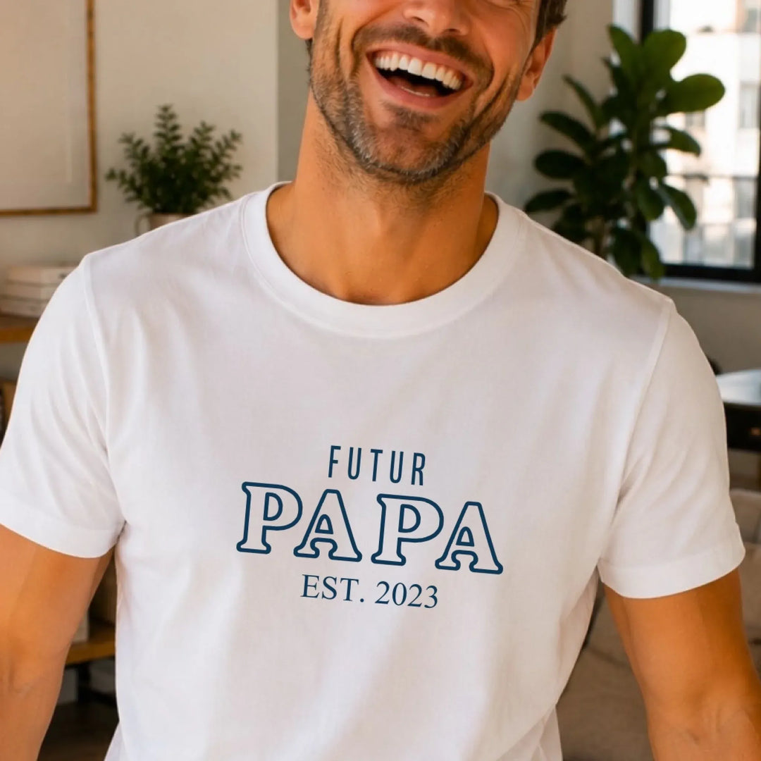 T-shirt personnalisé - Annonce grossesse papa