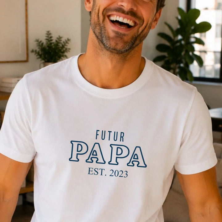 T-shirt personnalisé - Annonce grossesse papa