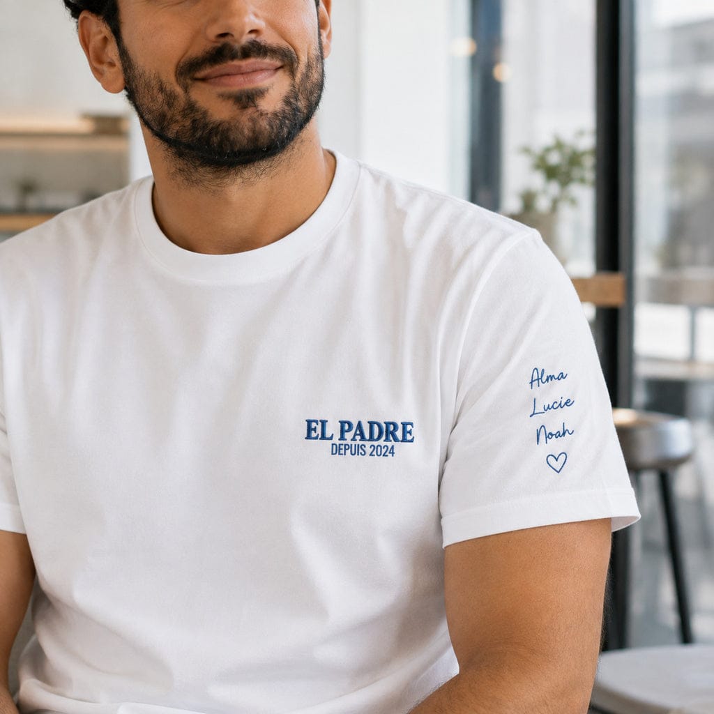 T-shirt personnalisé brodé - EL PADRE