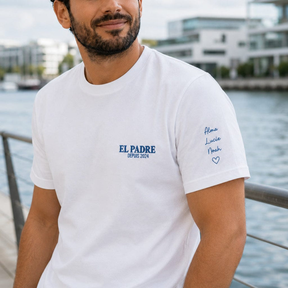 T-shirt personnalisé brodé - EL PADRE