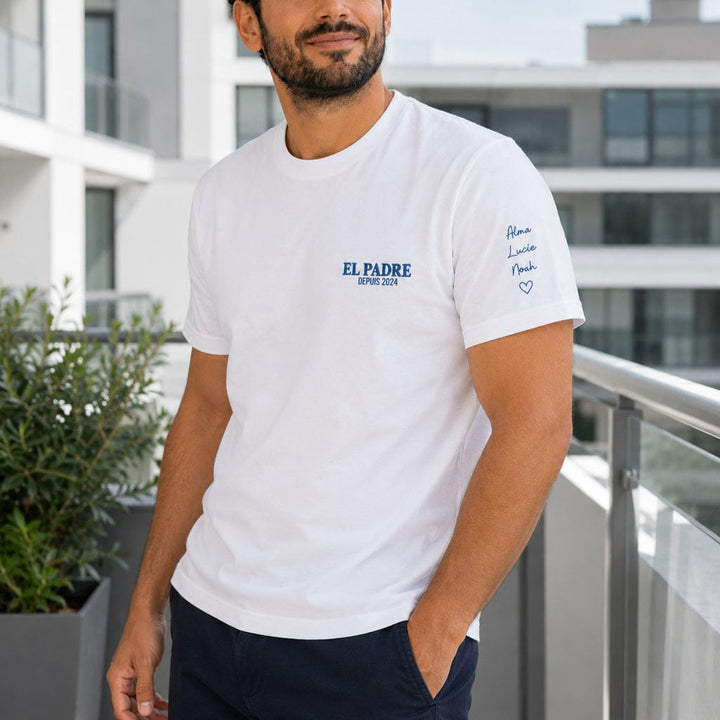 T-shirt personnalisé brodé - EL PADRE