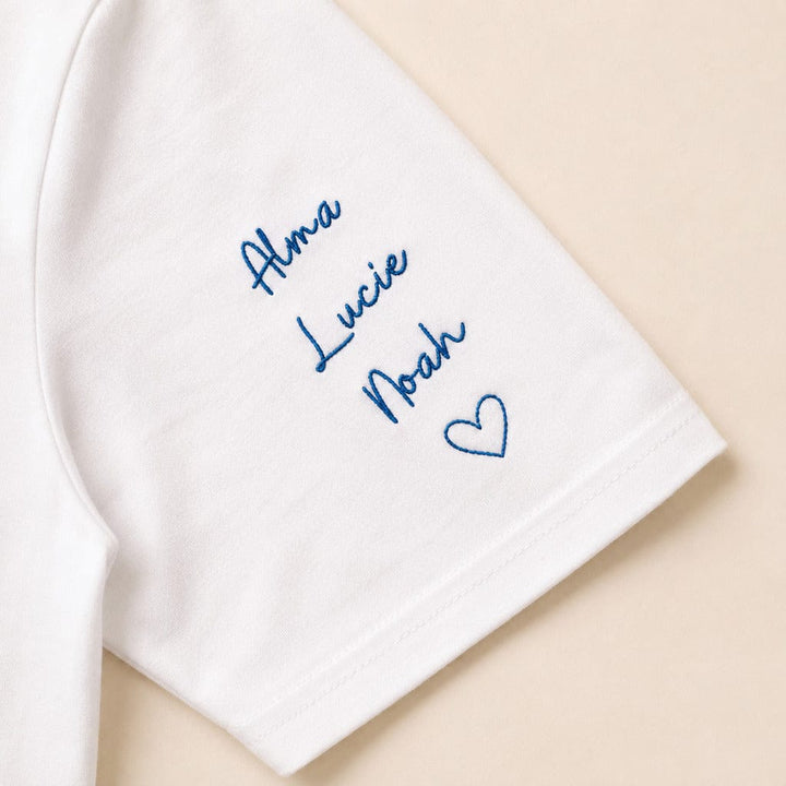 T-shirt personnalisé brodé - PAPA depuis