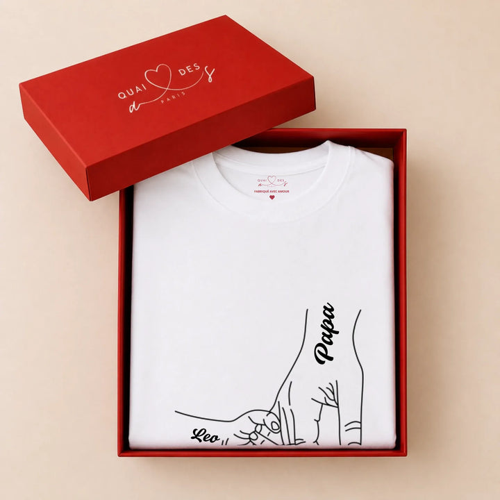 T-shirt personnalisé - Cadeau naissance papa