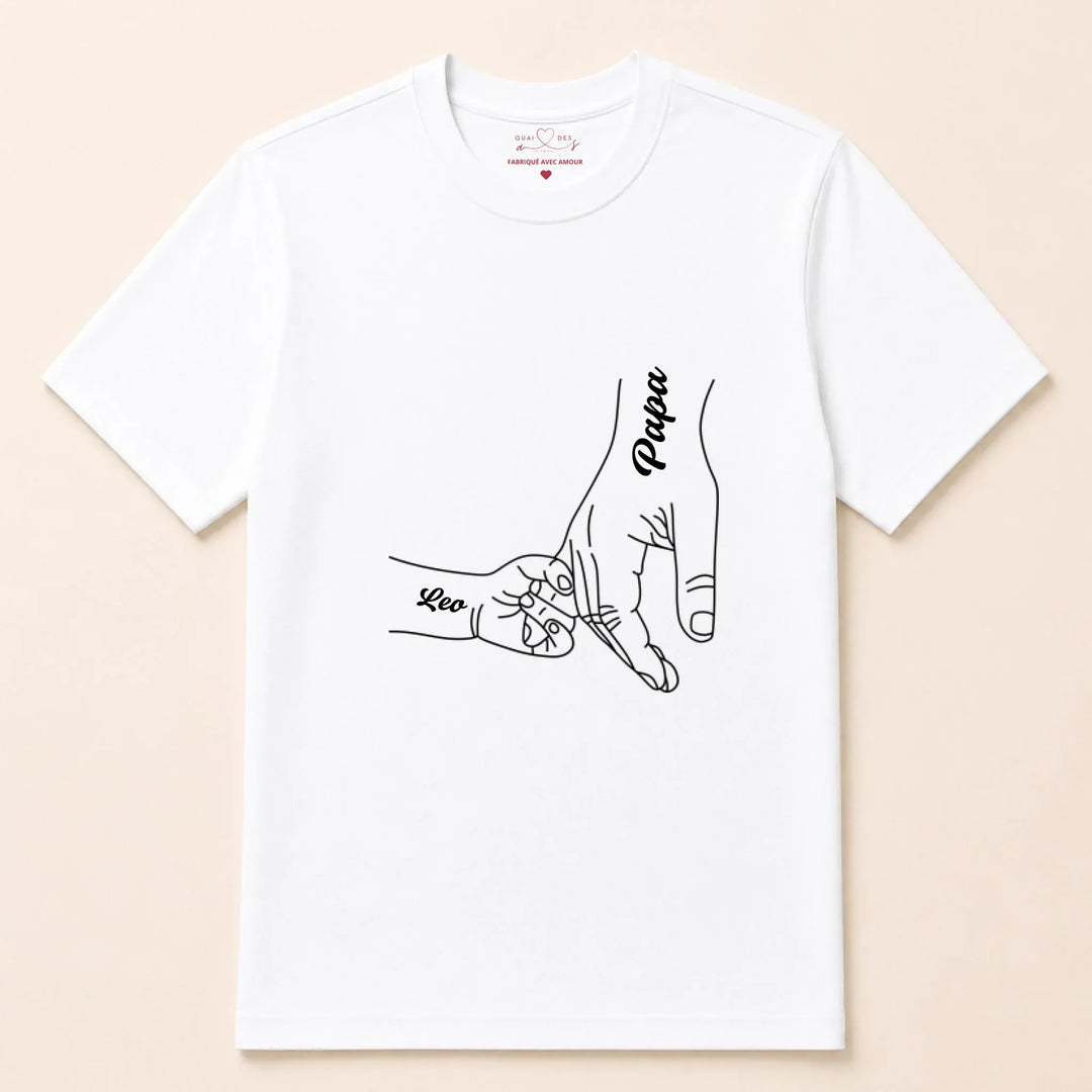 T-shirt personnalisé - Cadeau naissance papa