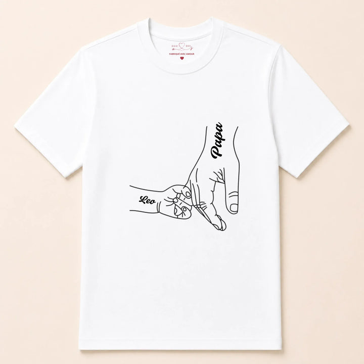 T-shirt personnalisé - Cadeau naissance papa