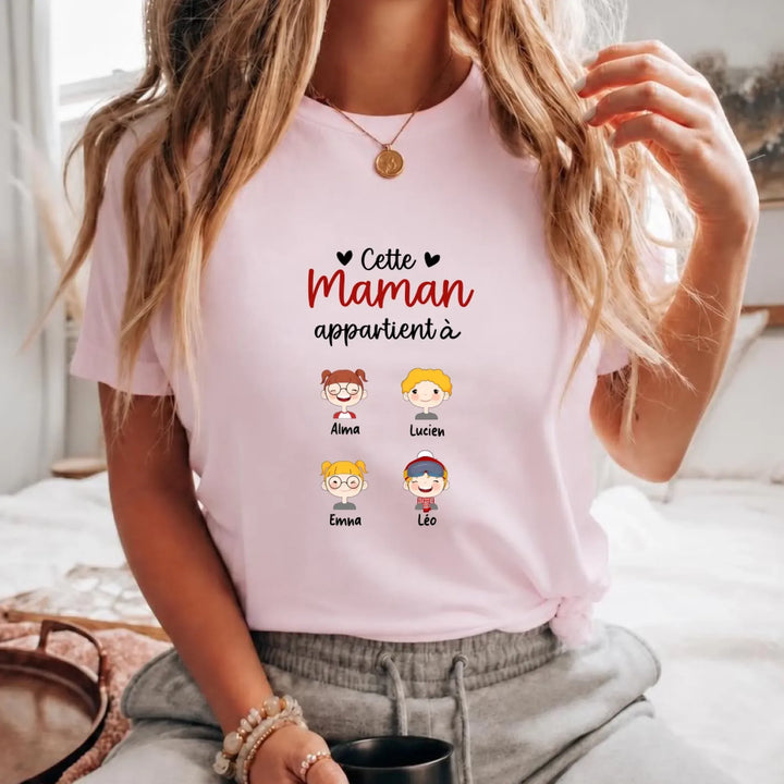 T-shirt cette maman appartient à
