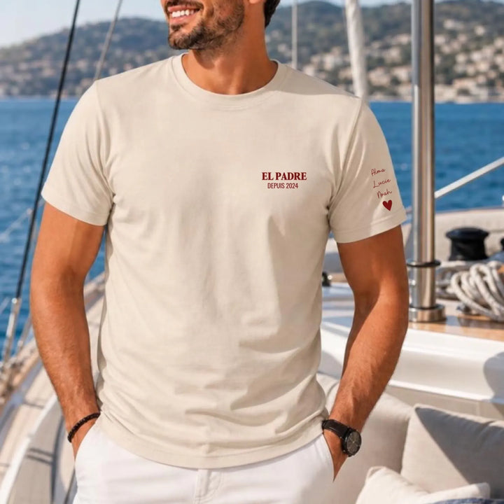 T-Shirt personnalisé - EL PADRE avec prénoms