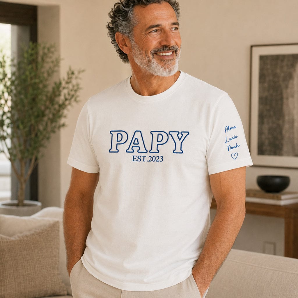 T-shirt personnalisé futur grand-père - Annonce de grossesse