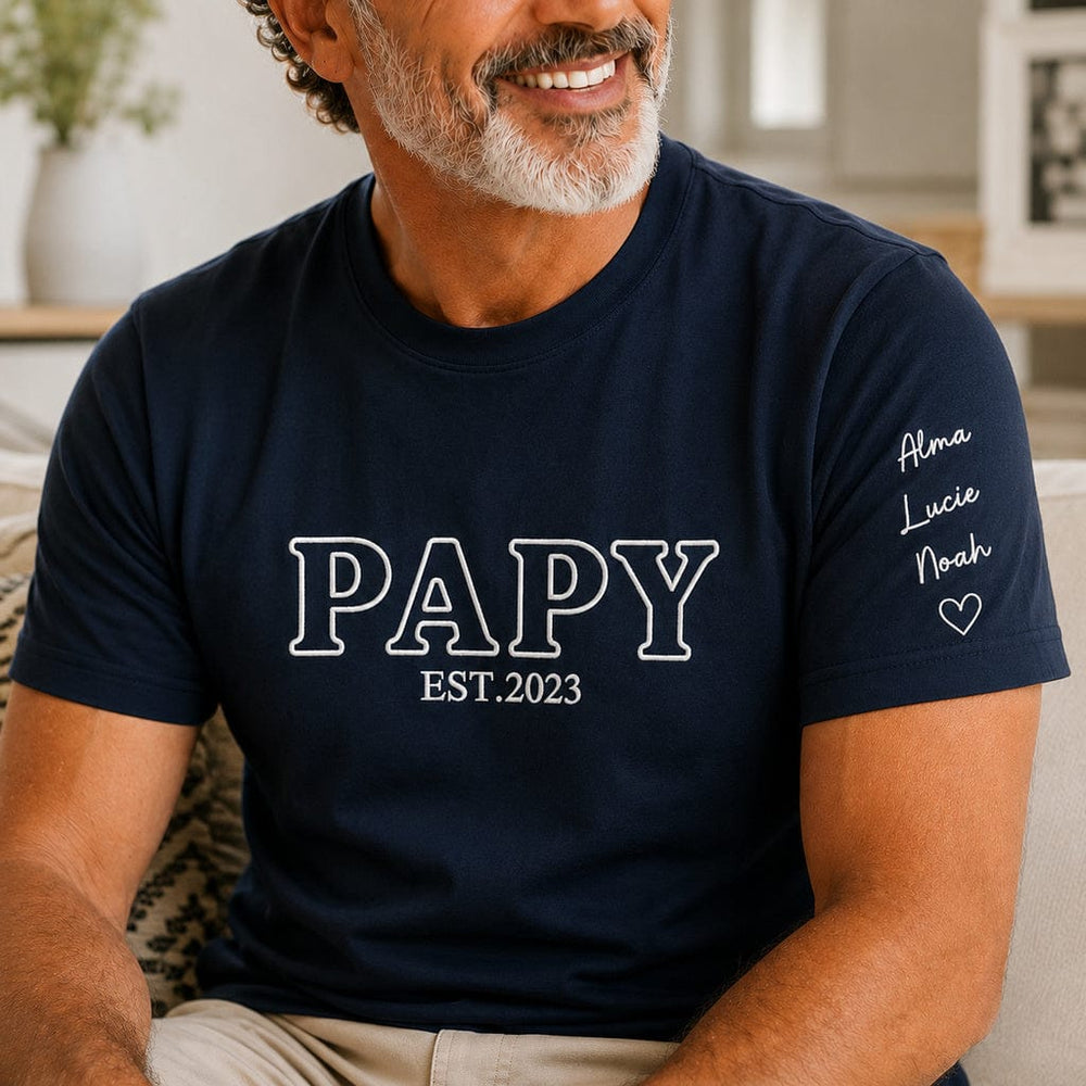T-shirt personnalisé futur grand-père - Annonce de grossesse