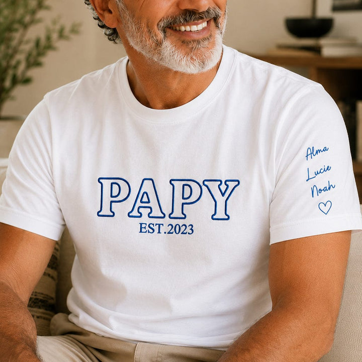 T-shirt personnalisé futur grand-père - Annonce de grossesse