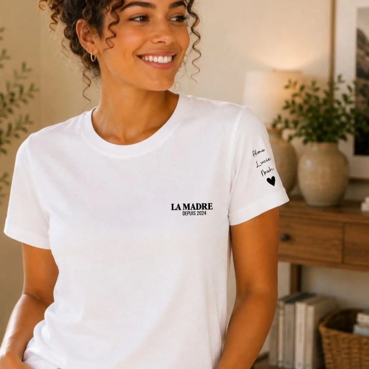 T-Shirt El Madre T-shirt Front Femme | Gildan® 5000 DTF 2.0 copy / Blanc / S