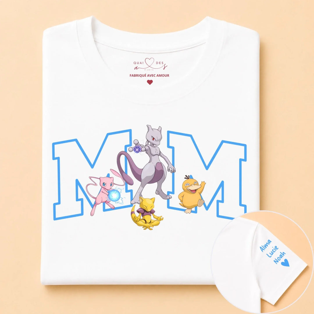 T-Shirt Pokemom Blanc / S