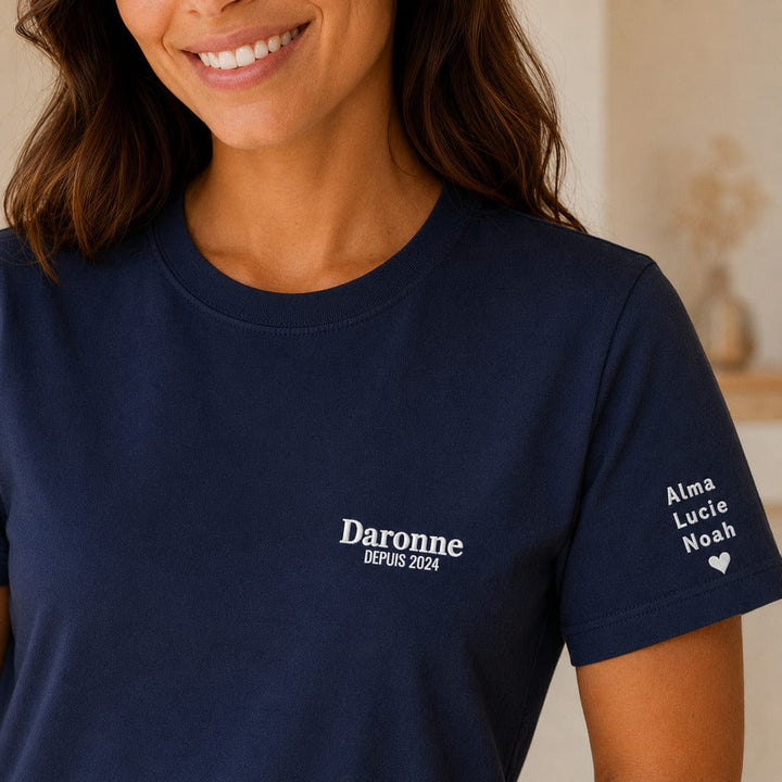 T-shirt brodé La Daronne