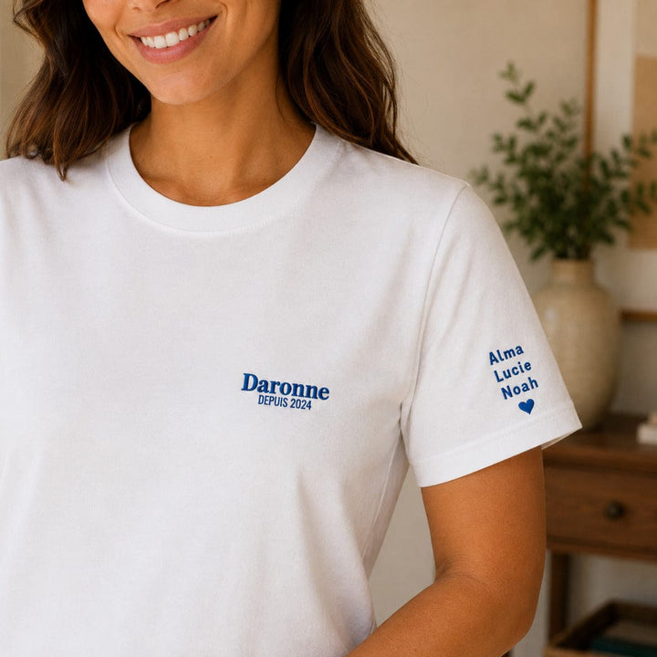 T-shirt brodé La Daronne