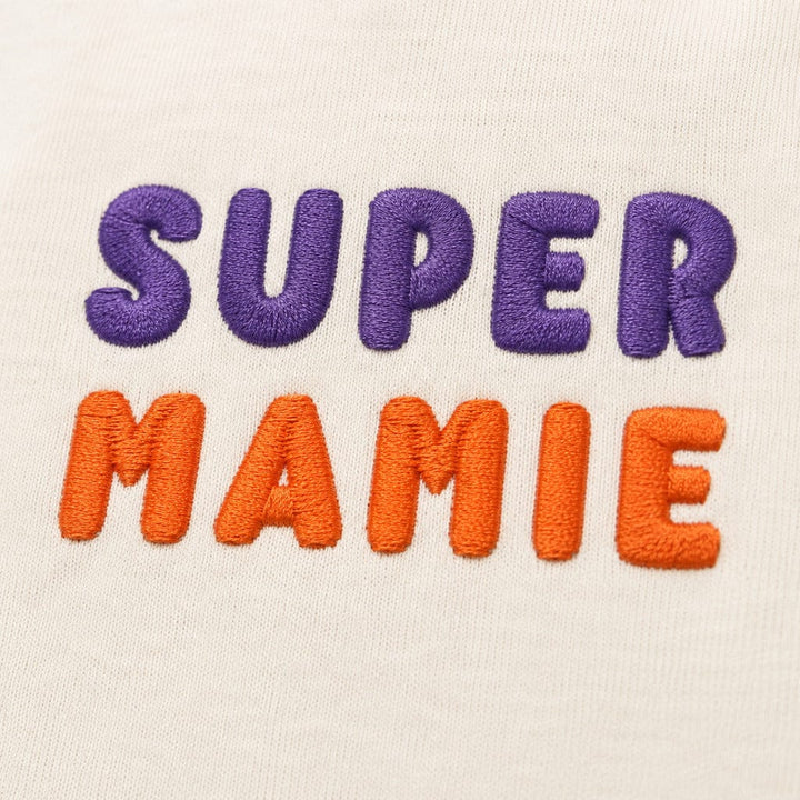 T-shirt personnalisé mamie broderie - Super Mamie