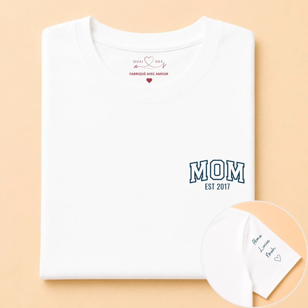 T-shirt Personnalisé - MOM et ses Enfants