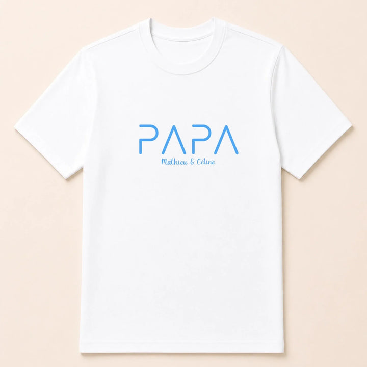 T-Shirt Personnalisé Papa -Cadeau anniversaire