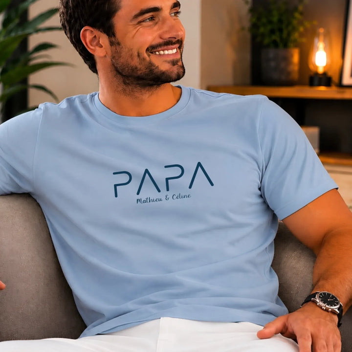 T-Shirt Personnalisé Papa -Cadeau anniversaire