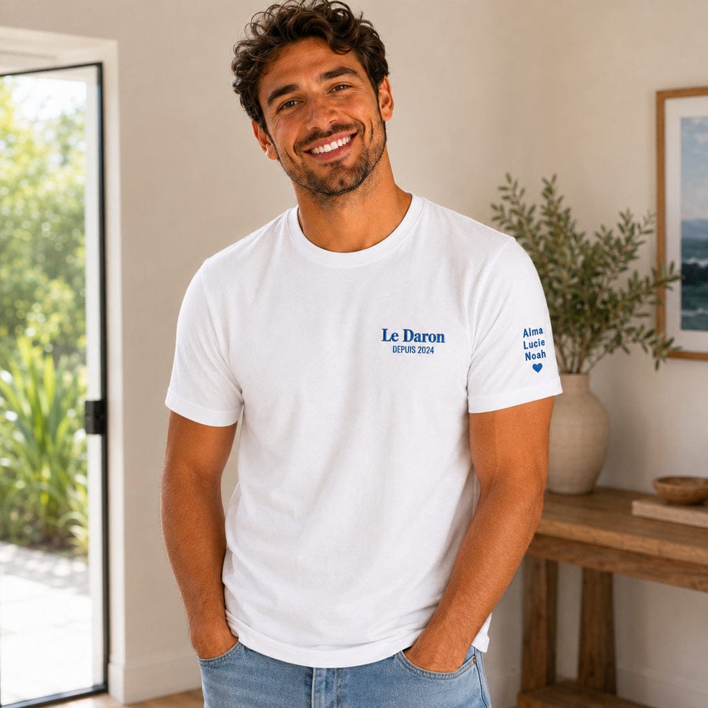 T-shirt personnalisé papa - Le daron
