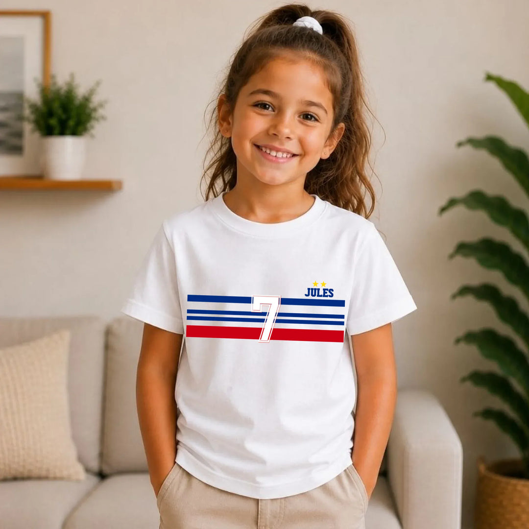T-shirt Personnalisé - Papa Mini Équipe de France