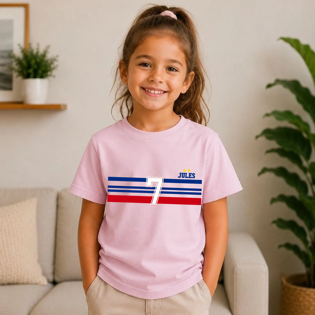 T-shirt Personnalisé - Papa Mini Équipe de France