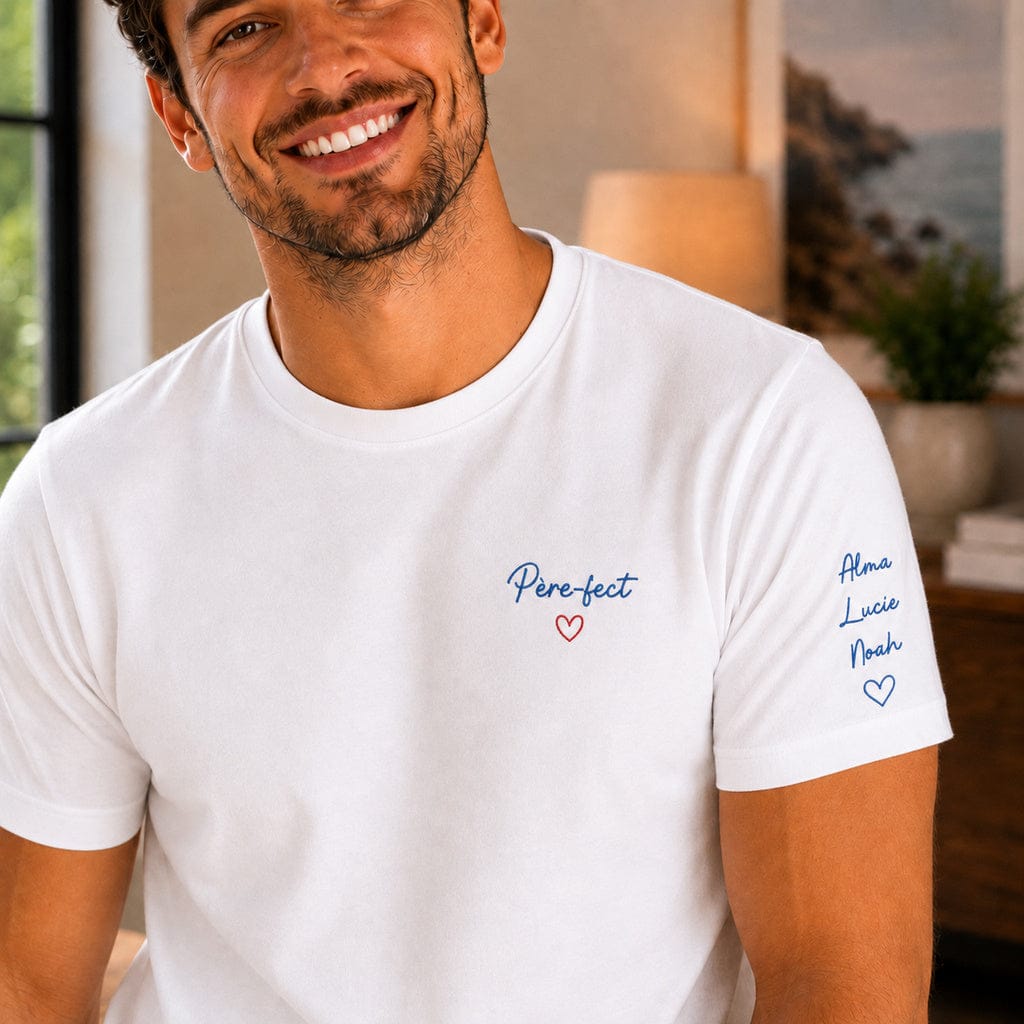 T-shirt personnalisé papa - Père-fect
