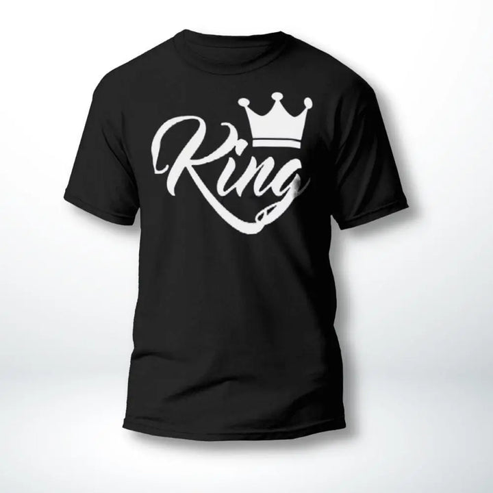 T-Shirt Roi Et Reine King-Noir / S
