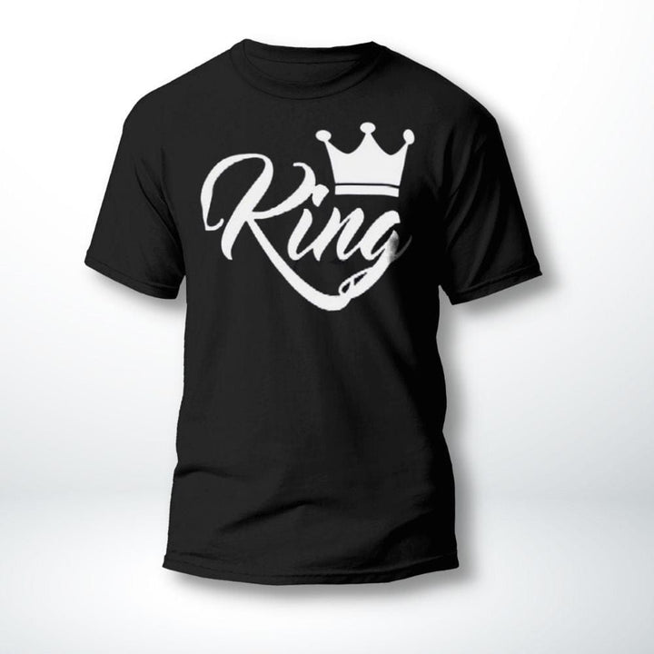T-Shirt Roi Et Reine King-Noir / S